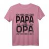 Ich habe zwei Jobs Papa und Opa und ich Rocke sie beide T-Shirt - Originelles Geschenk für den besten Vater und Opa zum Geburtstag, Weihnachten & Vatertag