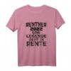 Herren Rentner T-Shirt 2022 – Eine Legende Geht In Rente, Cooles Geschenk für Ruhestand, Papa & Opa