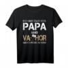 Ich habe zwei Titel Papa und Va-Thor Wikinger Vater Shirt – Perfektes Geschenk zum Vatertag, Geburtstag oder Weihnachten für Wikinger- und Thor-Fans