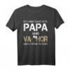 Ich habe zwei Titel Papa und Va-Thor Wikinger Vater Shirt – Perfektes Geschenk zum Vatertag, Geburtstag oder Weihnachten für Wikinger- und Thor-Fans