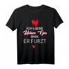 Humorvolles Großvater T-Shirt - Ich Liebe Meinen Opa Obwohl Er Furzt, lustiges Familienoutfit mit Spruch
