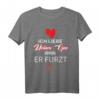 Humorvolles Großvater T-Shirt - Ich Liebe Meinen Opa Obwohl Er Furzt, lustiges Familienoutfit mit Spruch