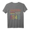75. Geburtstag Legendär Seit 1948 Geschenk T-Shirt - Retro Geschenkidee für Oma, Opa, Mann und Frau zum Jubiläum