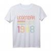 75. Geburtstag Legendär Seit 1948 Geschenk T-Shirt - Retro Geschenkidee für Oma, Opa, Mann und Frau zum Jubiläum