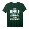 Camping Camper fun ECHTE KERLE ZIEHEN WOHNWAGEN T-Shirt – Lustiges Geschenk für Camper, Männer & Outdoor-Fans zum Geburtstag & Weihnachten