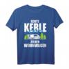 Camping Camper fun ECHTE KERLE ZIEHEN WOHNWAGEN T-Shirt – Lustiges Geschenk für Camper, Männer & Outdoor-Fans zum Geburtstag & Weihnachten