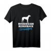 Rhodesian Ridgeback Opa T-Shirt – Für Hundeliebhaber und Großväter, klassisch geschnitten, doppelt genähter Saum