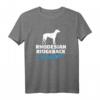Rhodesian Ridgeback Opa T-Shirt – Für Hundeliebhaber und Großväter, klassisch geschnitten, doppelt genähter Saum