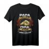 Geschenk Papa zu sein ist eine Ehre, Opa zu sein unbezahlbar - Personalisiertes T-Shirt mit Spruch für stolze Väter und Großväter