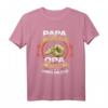 Geschenk Papa zu sein ist eine Ehre, Opa zu sein unbezahlbar - Personalisiertes T-Shirt mit Spruch für stolze Väter und Großväter