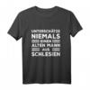 Unterschätze niemals einen alten Mann aus Schlesien T-Shirt – Geschenk für Opa, Papa & Familienmitglieder mit Stolz auf Schlesien