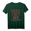 Lustiges Papa und Opa T-Shirt – Bester Papa & Opa Geschenk zum Vatertag, Geburtstag & Weihnachten 2024