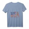 USA Love It Or Leave It T-Shirt mit V-Ausschnitt – Lustiges patriotisches T-Shirt für den 4. Juli, Memorial Day & nationale Feiertage in den USA