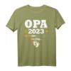 Herren Opa 2023 Loading T-Shirt - Lustiges Geschenk zur Schwangerschafts- und Babyankündigung für werdende Großeltern
