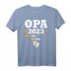 Herren Opa 2023 Loading T-Shirt - Lustiges Geschenk zur Schwangerschafts- und Babyankündigung für werdende Großeltern