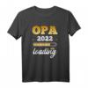 Herren Opa 2022 Loading - Überraschungsgeschenk zur Geburt, Babyankündigung für die Familie, stylisches T-Shirt für zukünftigen Opa