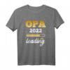 Herren Opa 2022 Loading - Überraschungsgeschenk zur Geburt, Babyankündigung für die Familie, stylisches T-Shirt für zukünftigen Opa