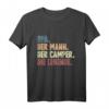 Camper Camping Opa T-Shirt mit Wohnwagen Motiv - Legendäres Geschenk für reisebegeisterte Opas