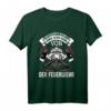 Herren Feuerwehr T-Shirt für Opa - Geburtstag Geschenk für ältere Feuerwehrmänner, Retterherzen & Feuerwehr Fanartikel
