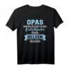 Opas wurden geschaffen weil Enkelkinder wahre Helden brauchen T-Shirt - Personalisiertes Geschenk für Großväter & Opas