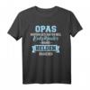Opas wurden geschaffen weil Enkelkinder wahre Helden brauchen T-Shirt - Personalisiertes Geschenk für Großväter & Opas