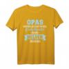 Opas wurden geschaffen weil Enkelkinder wahre Helden brauchen T-Shirt - Personalisiertes Geschenk für Großväter & Opas