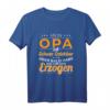 Lustiges Opa T-Shirt mit Spruch - Schwer Erziehbar Großvater Witz, Perfekt als Geschenk für Opas, Enkelkinder, Geburtstag & Weihnachten