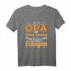 Lustiges Opa T-Shirt mit Spruch - Schwer Erziehbar Großvater Witz, Perfekt als Geschenk für Opas, Enkelkinder, Geburtstag & Weihnachten