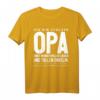 Lustiges Stolzer Opa T-Shirt – Großvater Enkelin Spruch Geschenk für Vatertag & Geburtstag