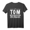 Lustiges Tom Name T-Shirt – Personalisierte Geschenkidee für Männer mit Humor, perfekt zum Geburtstag, Weihnachten, Festival oder Party