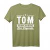 Lustiges Tom Name T-Shirt – Personalisierte Geschenkidee für Männer mit Humor, perfekt zum Geburtstag, Weihnachten, Festival oder Party