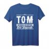 Lustiges Tom Name T-Shirt – Personalisierte Geschenkidee für Männer mit Humor, perfekt zum Geburtstag, Weihnachten, Festival oder Party