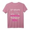 Kinder Ich versuche mich zu benehmen Opa lustiges Kinder Spruch T-Shirt - Originelles Geschenk für Kinder und Opa mit Humor