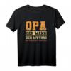 Herren Opa T-Shirt - Der Mann Der Mythos Schlechte Umgang mit Humor, Dankeschön Geschenk für den tollen Großvater