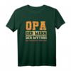 Herren Opa T-Shirt - Der Mann Der Mythos Schlechte Umgang mit Humor, Dankeschön Geschenk für den tollen Großvater