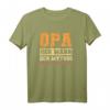 Herren Opa T-Shirt - Der Mann Der Mythos Schlechte Umgang mit Humor, Dankeschön Geschenk für den tollen Großvater