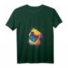 Damen Splash Art Mops Hundeliebhaber T-Shirt mit V-Ausschnitt – Perfektes Geschenk für Mops Fans, Hundebesitzer, Männer, Frauen & Kinder