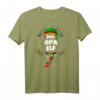 Lustiges Weihnachts-Elf T-Shirt für Opa - Niedliches Design mit Mütze, Strümpfen & Elfen-Ohr, Perfekt als Geschenk für Enkel & Familie