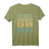 OPA Ich muss nicht NEIN sagen Ich bin der Opa T-Shirt – Lustiges Geschenk für den coolsten Großvater zum Geburtstag & Weihnachten