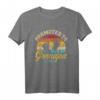 Befördert zum Opa 2023 Vintage Retro T-Shirt – Perfektes Geschenk zur Schwangerschaftsankündigung & Großelternschaft