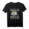 Ich bin ein Camper Opa wie ein normaler Opa aber viel cooler T-Shirt – Lustiges Outdoor- und Rentner-Geschenk für Camper, Rentner & Pensionäre