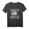 Ich bin ein Camper Opa wie ein normaler Opa aber viel cooler T-Shirt – Lustiges Outdoor- und Rentner-Geschenk für Camper, Rentner & Pensionäre