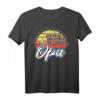 Opa T-Shirt Sprüche zum HapDog - Vintage Retro Geschenkidee für Opa mit Spruch 'DER MANN - DER MYTHOS - DIE LEGENDE - OPA'