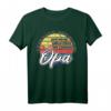 Opa T-Shirt Sprüche zum HapDog - Vintage Retro Geschenkidee für Opa mit Spruch 'DER MANN - DER MYTHOS - DIE LEGENDE - OPA'