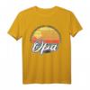 Opa T-Shirt Sprüche zum HapDog - Vintage Retro Geschenkidee für Opa mit Spruch 'DER MANN - DER MYTHOS - DIE LEGENDE - OPA'