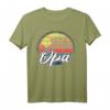 Opa T-Shirt Sprüche zum HapDog - Vintage Retro Geschenkidee für Opa mit Spruch 'DER MANN - DER MYTHOS - DIE LEGENDE - OPA'