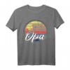 Opa T-Shirt Sprüche zum HapDog - Vintage Retro Geschenkidee für Opa mit Spruch 'DER MANN - DER MYTHOS - DIE LEGENDE - OPA'