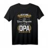 Lustiges Opa T-Shirt - Achtung, erheben Sie sich! Witziges Geschenk für Großvater zum Geburtstag, Weihnachten & Vatertag