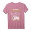 Lustiges Opa T-Shirt - Achtung, erheben Sie sich! Witziges Geschenk für Großvater zum Geburtstag, Weihnachten & Vatertag