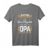 Lustiges Opa T-Shirt - Achtung, erheben Sie sich! Witziges Geschenk für Großvater zum Geburtstag, Weihnachten & Vatertag